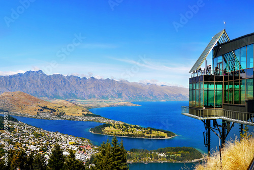 New Zealand Queenstown Skyline Building View