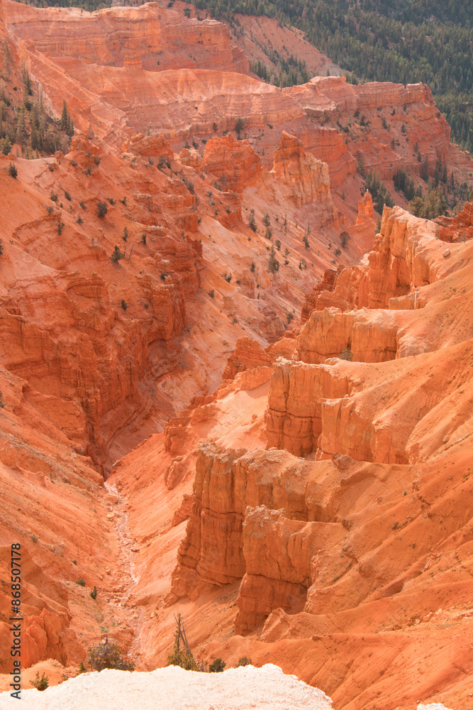 Dramatic Red Rock Formations in Cedar Breaks National Monument Dramatic Red Rock Formations in Cedar Breaks National Monument