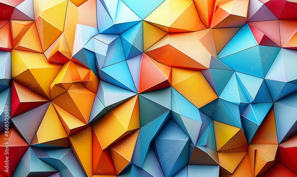 Abstract polygonal shapes background Abstract polygonal shapes background