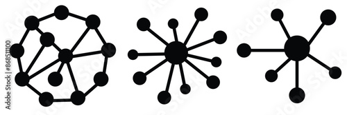 Connection icon vector. Global network connect icon. Simple design on white background