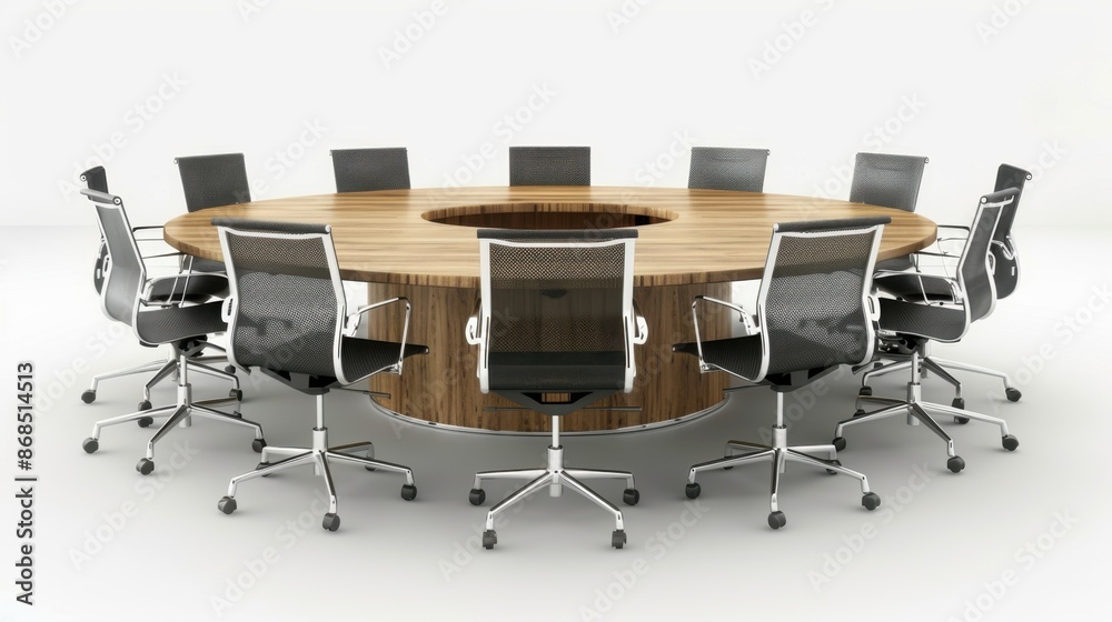 Oval Conference Tables isolate on white background : With a modern design and rounded edges, these tables are perfect for group discussions and maximizing seating.
Oval Conference Tables isolate on white background : With a modern design and rounded edges, these tables are perfect for group discussions and maximizing seating.
