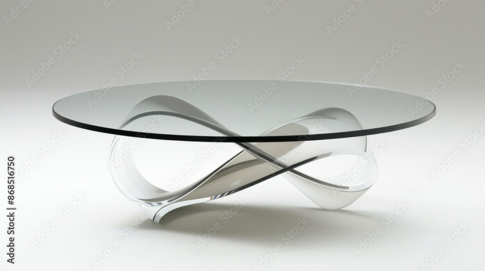 Glass Coffee Table isolate on white background: Sleek and contemporary, reflects light, enhances room openness with modern style.
Glass Coffee Table isolate on white background: Sleek and contemporary, reflects light, enhances room openness with modern style.