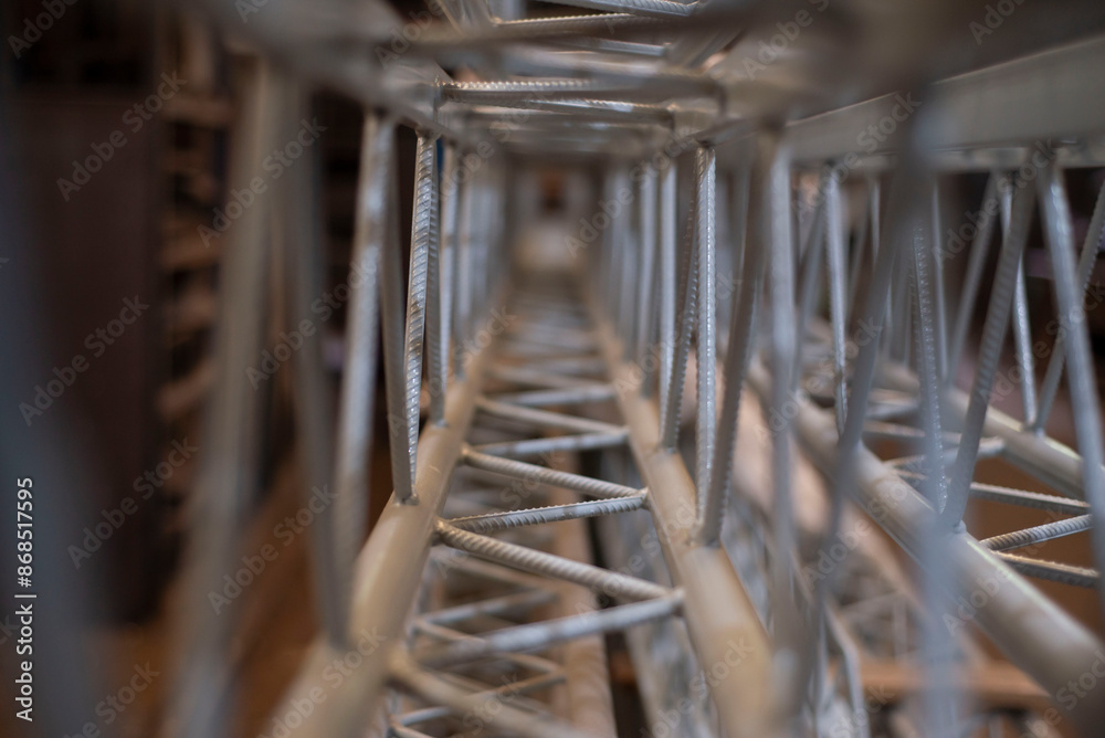 Estructura metálica para construcción, viga. Estructura metálica para construcción, viga.