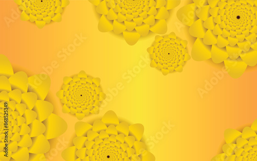 Flower Background Vector Art Illustration Graphics