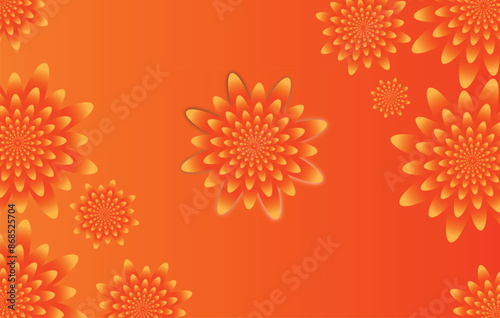 Flower Background Vector Art Illustration Graphics