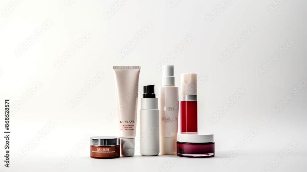 Isolated beauty goods against a white background Isolated beauty goods against a white background