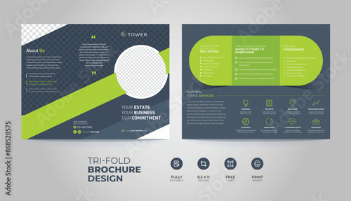 Business Tri-fold Brochure Design