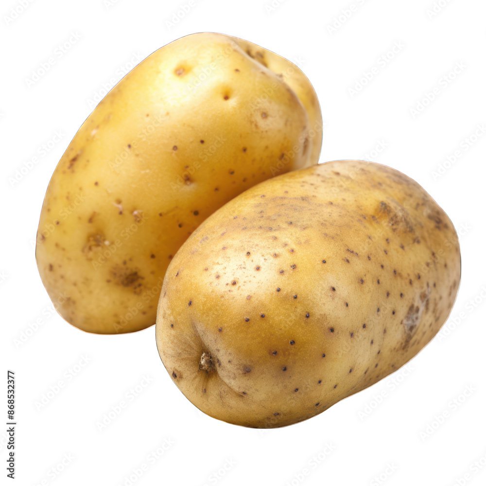 2 potatoes Isolated on transparent background 2 potatoes Isolated on transparent background