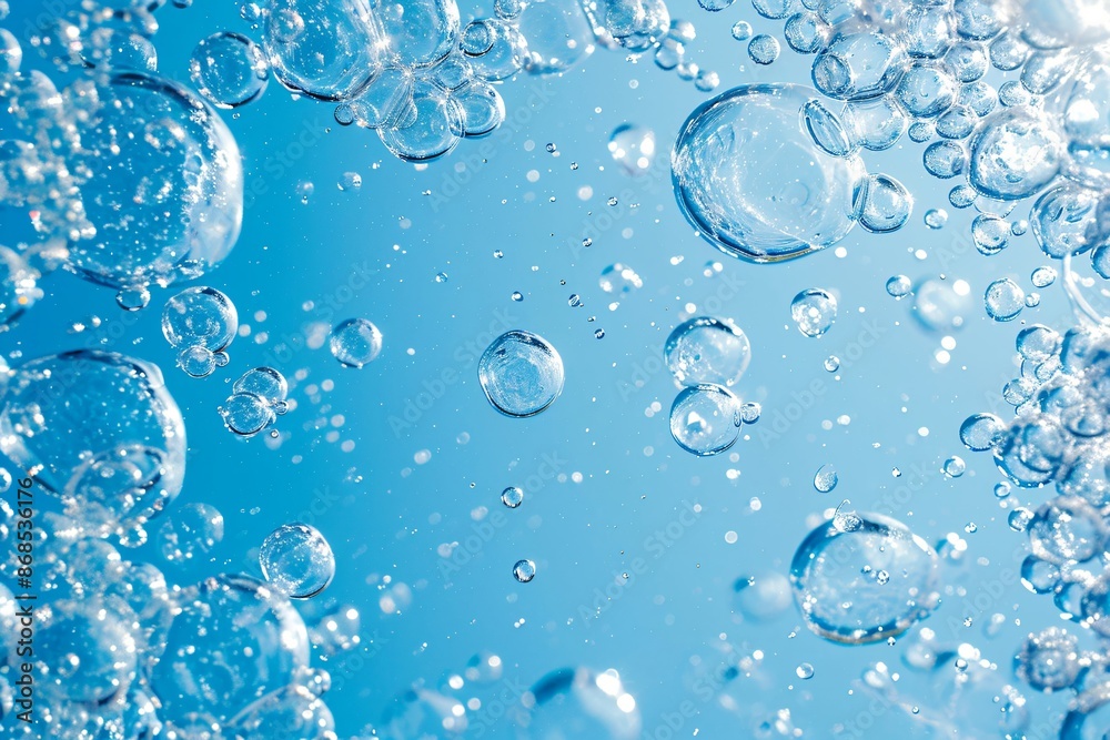 White soap foam with bubbles texture on blue background. Detergent foam bubble on water, soap sud. Face cleansing mousse smudge, shower gel, hair shampoo foam smear texture. Beauty, clean and laundry White soap foam with bubbles texture on blue background. Detergent foam bubble on water, soap sud. Face cleansing mousse smudge, shower gel, hair shampoo foam smear texture. Beauty, clean and laundry