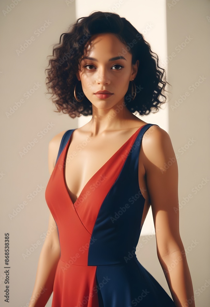 Beautiful and elegant female front view photo, beauty wallpaper