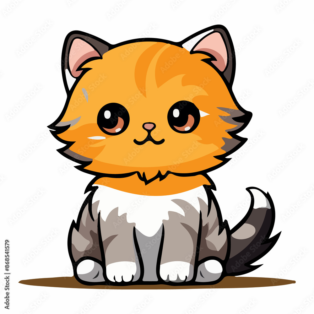 funny carton cat vector style design funny carton cat vector style design