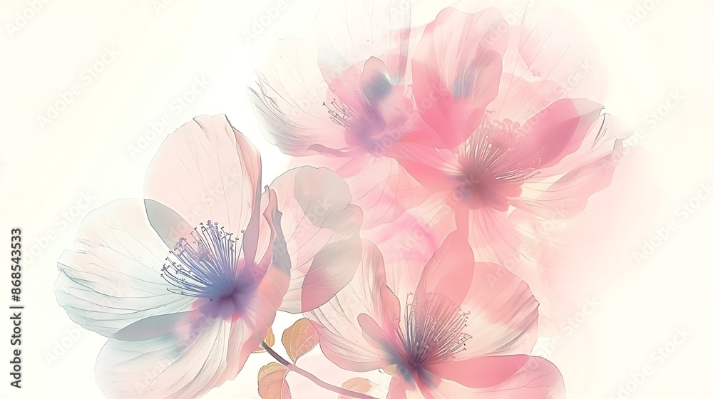 Delicate Pink Flowers Delicate Pink Flowers
