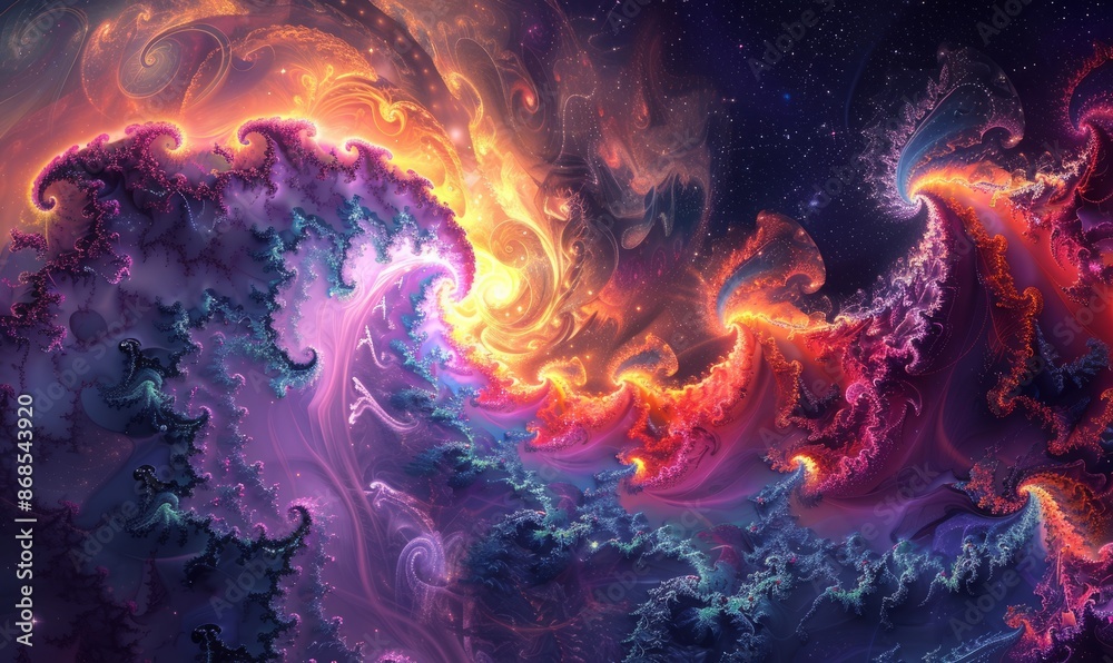 Cosmic fractal designs Cosmic fractal designs