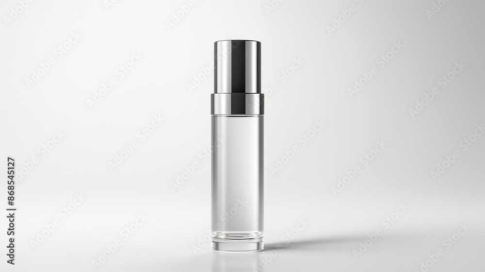Skincare bottle tube isolated against a white background