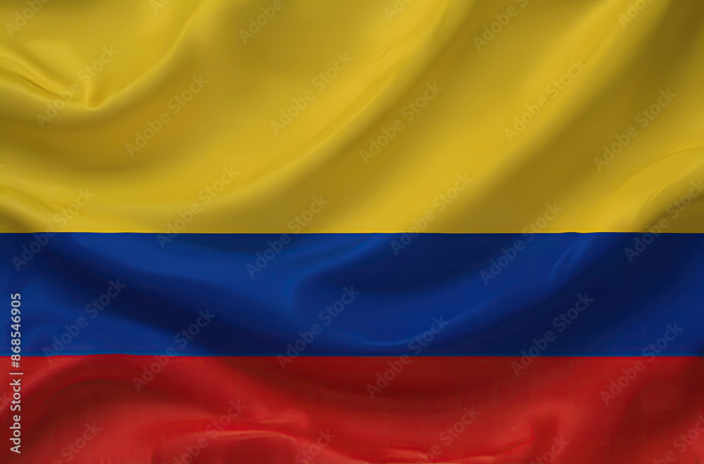 Colombian Flag for national Day or Independence Day of colombia