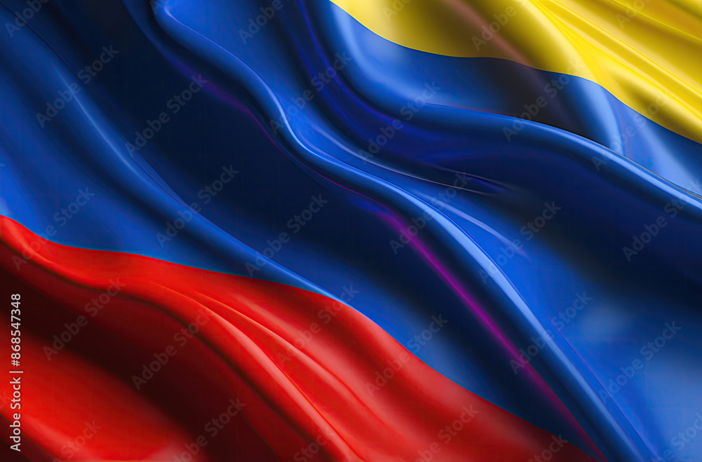 Fototapeta premium Colombian Flag for national Day or Independence Day of colombia
