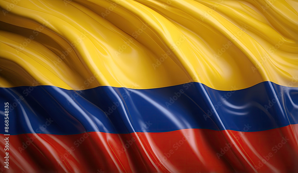 Fototapeta premium Colombian Flag for national Day or Independence Day of colombia