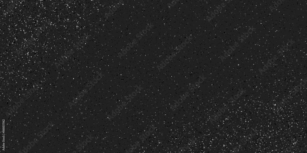 Obraz premium Abstract gray quartz terrazzo marble tile black background. Terrazzo stone mosaic texture. quartz surface for bathroom or kitchen countertop. marble texture design terrazzo texture.