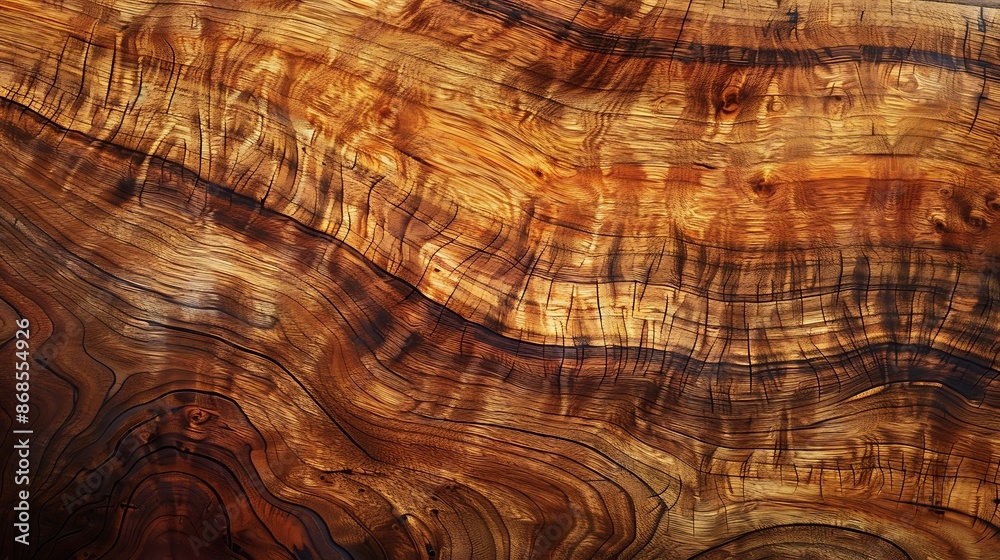 Naklejka premium Intricate Wooden Grain Patterns