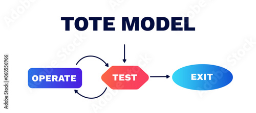 Tote model. Structure of behavioral perception in animals and humans for describing biological and management systems with psychological vector presentation