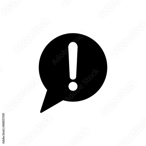 exclamation icon vector design style template, eps vector ilustration