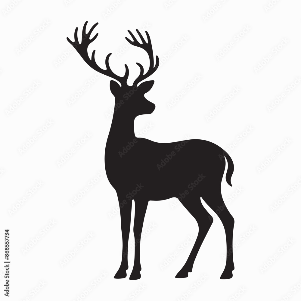 Obraz premium Deer vector art