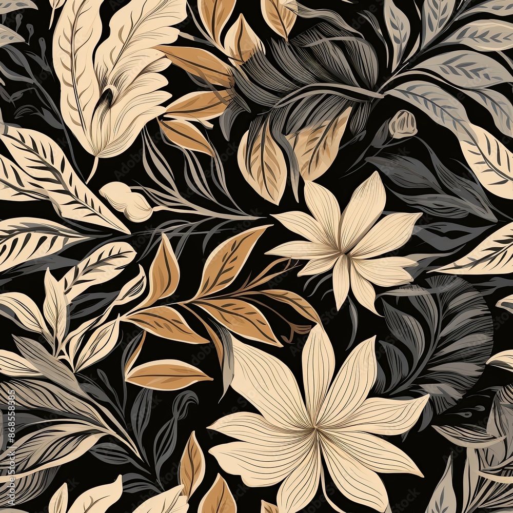 abstract seamless floral pattern abstract seamless floral pattern