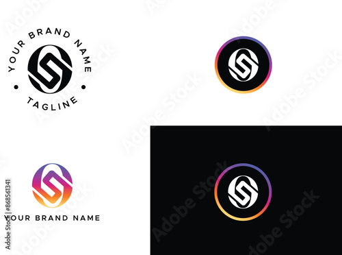 TJ symbol, monogram, letterform logo, monogram, symbol, initial text logo. text art, OS initials, SO monogram, OS art, Cap logo, hat logo, round shape logo, circular logo design, t-shirt logo, t-shirt