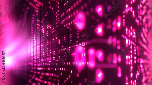 Wallpaper Mural Abstract Pink Digital Background Torontodigital.ca