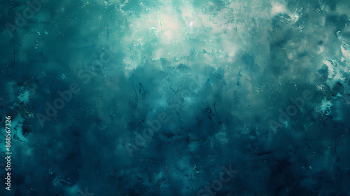 Wallpaper Mural Abstract blue and green textured background with a dreamy, ethereal feel. Torontodigital.ca