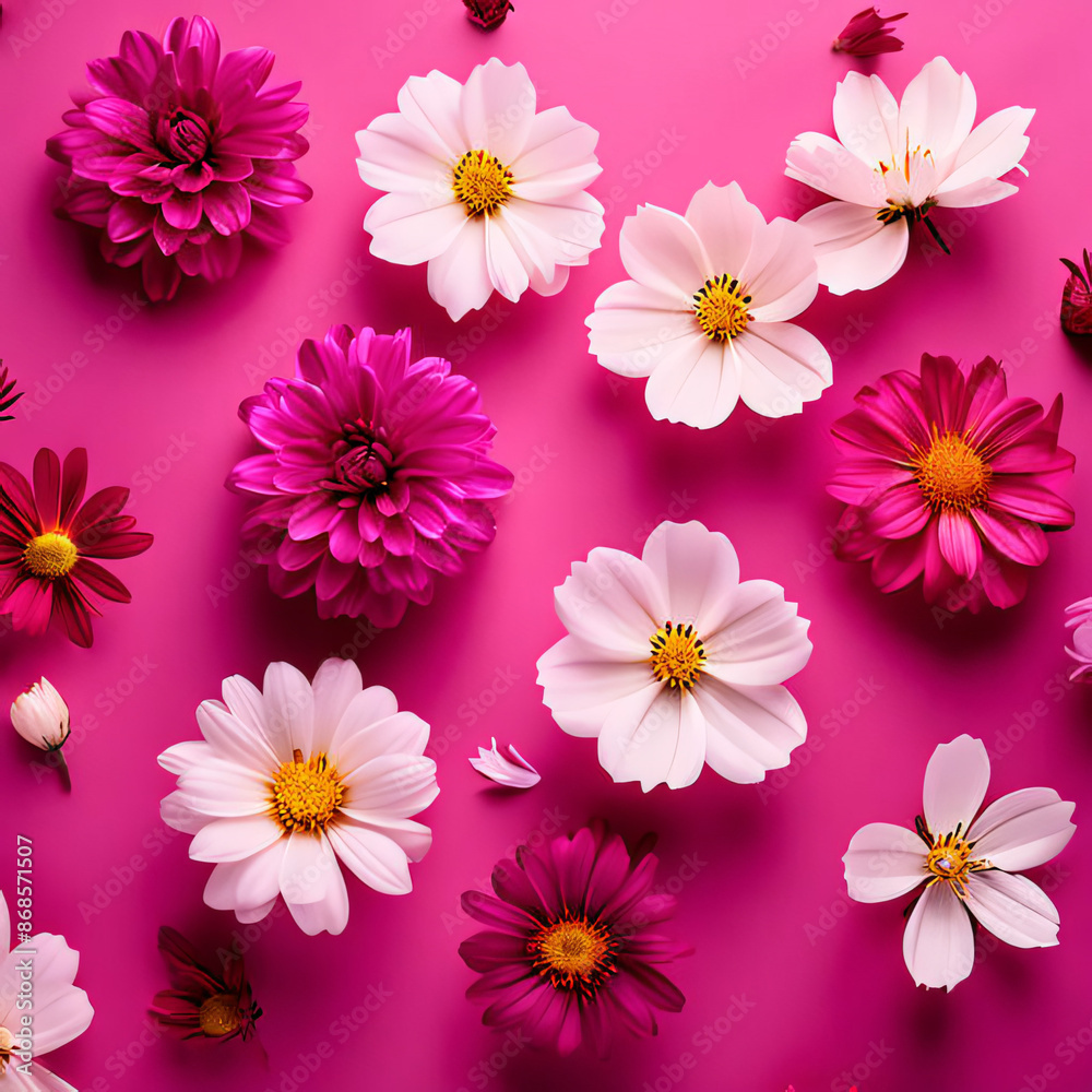 pink and white flowers pink and white flowers