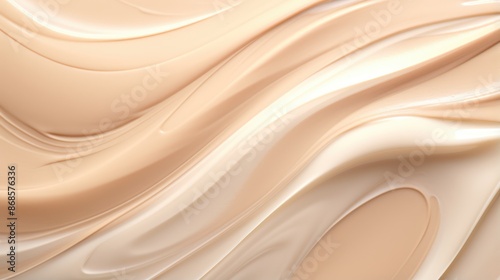 Detailed soft pastel peachy wave pattern background