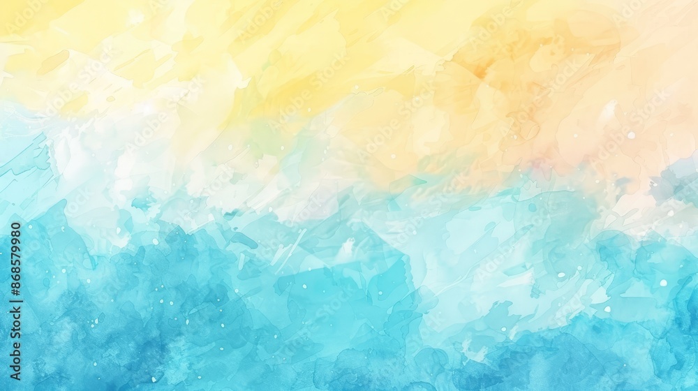 Smooth watercolor gradient, blending hues, abstract art Smooth watercolor gradient, blending hues, abstract art