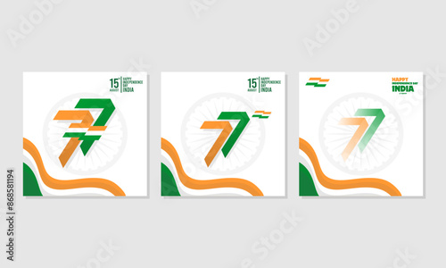 Indian independence day theme design 