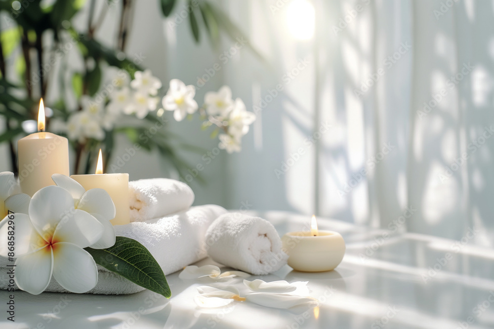 Spa close up, with natural light Spa close up, with natural light