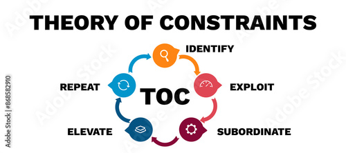 Theory of constraints. Management control and effective improvement of governing regulation with industrial and business vector standards processes