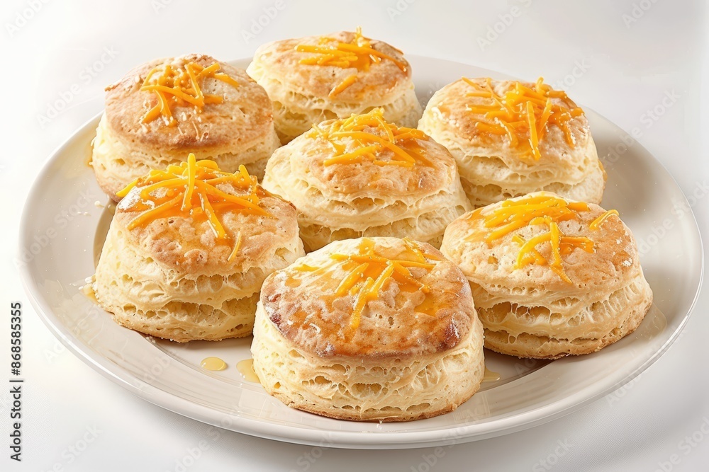 Golden-Hued Cheese Biscuits with a Crispy Buttered Crust Golden-Hued Cheese Biscuits with a Crispy Buttered Crust