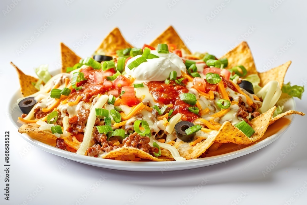 Velveeta Fiesta: Beefy Nachos with Fresh Toppings and Salsa Velveeta Fiesta: Beefy Nachos with Fresh Toppings and Salsa