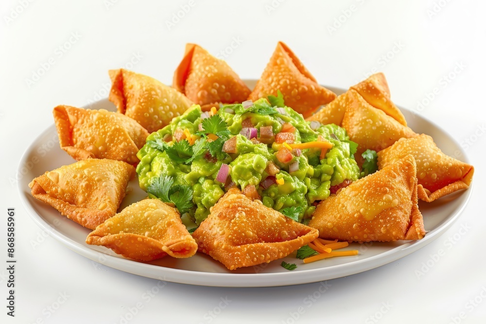 Satisfying Cheese Scoops with Guacamole: A Vibrant Medley of Flavors in Every Bite Satisfying Cheese Scoops with Guacamole: A Vibrant Medley of Flavors in Every Bite