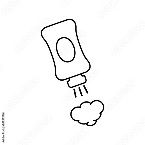 baby powder icon vector design template in white background, eps vector illustration
