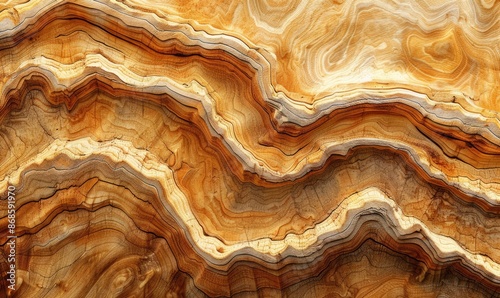 Wallpaper Mural Light teak wood surface Torontodigital.ca