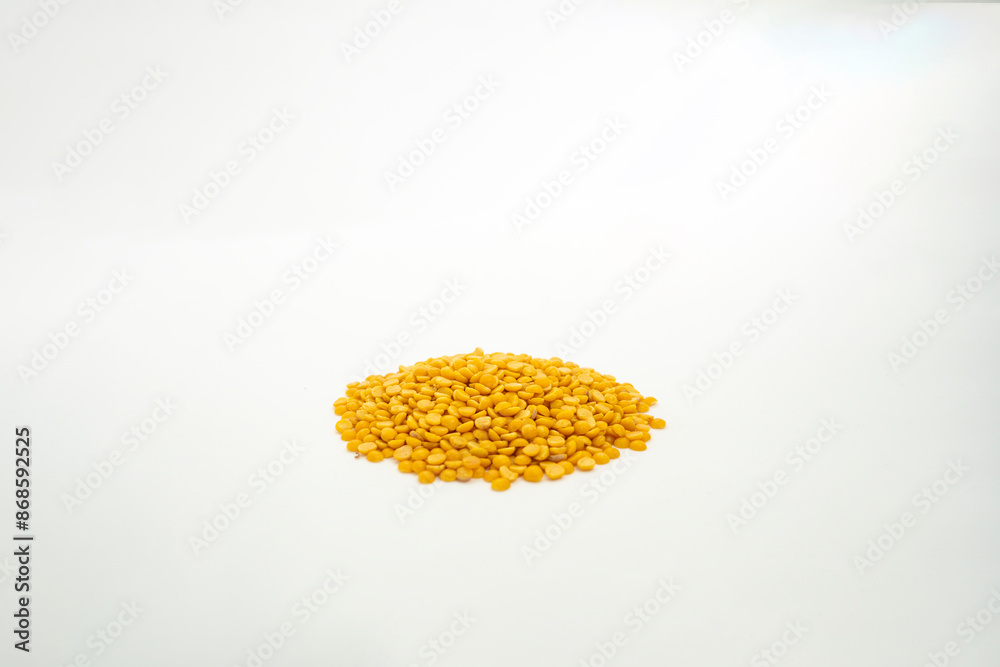 custom made wallpaper toronto digitalA Bowl of urad rahar dal Pigeon pea lentil isolated in a white background