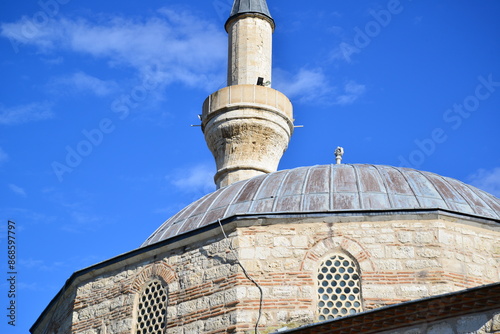 Kursunlu Mosque, located in Sivrihisar, Turkey, was built in 1492. photo