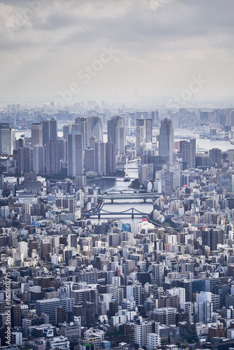 Tokyo city skyline
