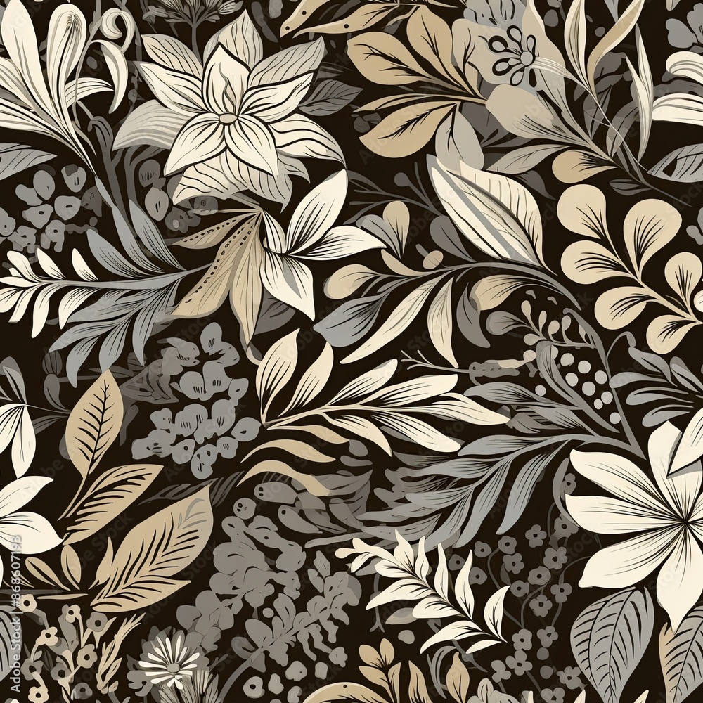 abstract seamless floral pattern abstract seamless floral pattern