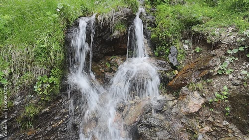 Piccole cascate ruscello  o fiume in Trentino