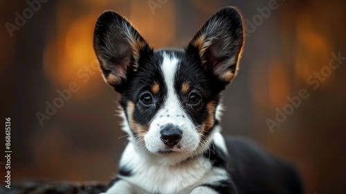 Corgi Puppies. Lovely Portrait of Cute Dogs, Pets, and Animals in Magical Photos © Web