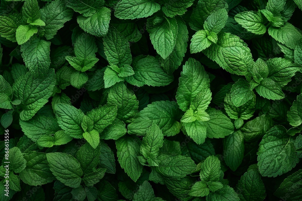 Many fresh lemon balm leaves texture background, fragrant spices pattern, Melissa officinalis mockup Many fresh lemon balm leaves texture background, fragrant spices pattern, Melissa officinalis mockup