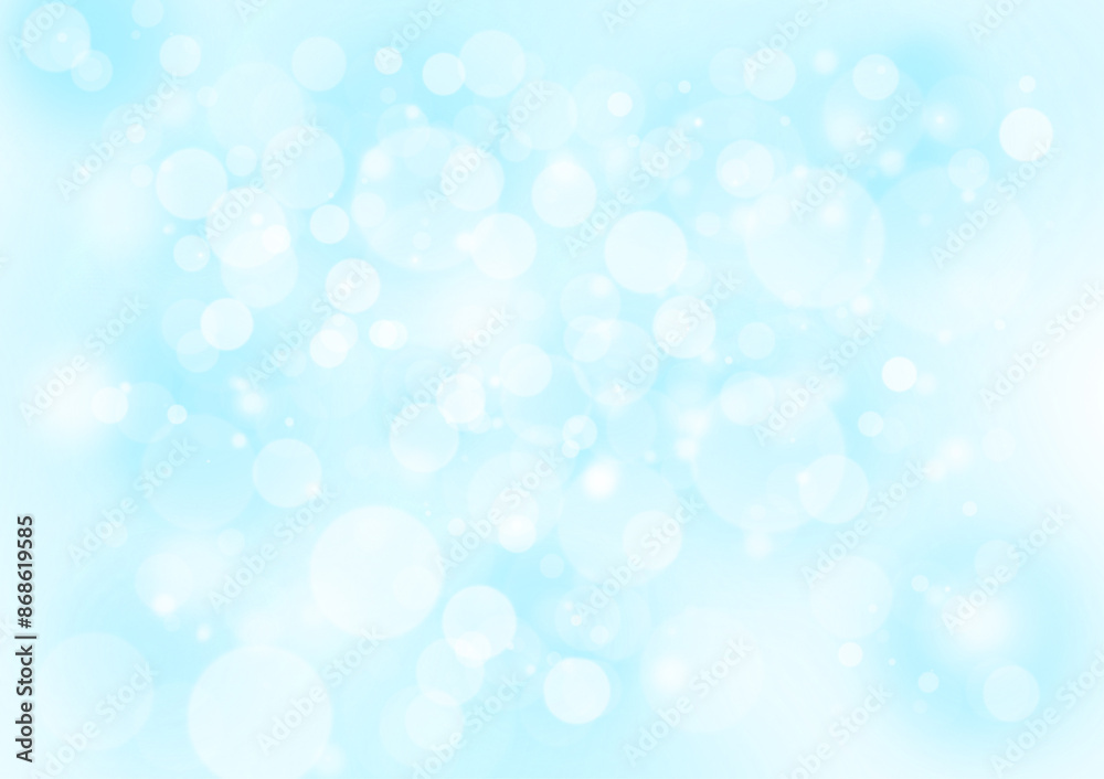 Blue abstract background decorated with circles, blurred bokeh and dots can be used in media design. Blue abstract background decorated with circles, blurred bokeh and dots can be used in media design.