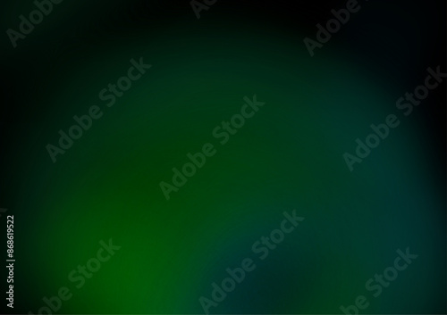 Abstract background from green and black gradients can be used in product design. Packaging and website banners.